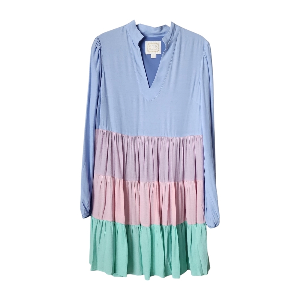 SAIL TO SABLE x STYLE CHARADE RESORT COLLECTION Charlotte Colorblock dress S